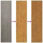 Preview: Gartentor 105x130 cm Wetterfester Stahl Spurendesign