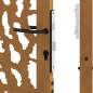 Preview: Gartentor 105x130 cm Wetterfester Stahl Spurendesign