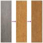 Preview: Gartentor 105x105 cm Wetterfester Stahl Blatt-Design