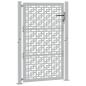 Preview: Gartentor 105x155 cm Wetterfester Stahl Kreuz-Design