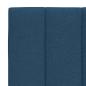 Preview: Bettgestell ohne Matratze Blau 140x200 cm Stoff