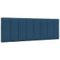 Preview: Bettgestell ohne Matratze Blau 140x200 cm Stoff