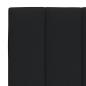 Preview: Bettgestell ohne Matratze Schwarz 200x200 cm Stoff