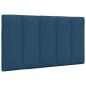 Preview: Bettgestell ohne Matratze Blau 80x200 cm Stoff