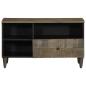 Preview: TV-Schrank 80x33x46 cm Massivholz Mango