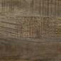 Preview: Nachttisch Hellgrau 50x33x60 cm Massivholz Mango