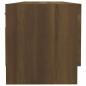 Preview: Kleiderschrank Braun Eichen-Optik 100x32,5x35 cm Holzwerkstoff
