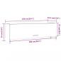 Preview: Kleiderschrank Braun Eichen-Optik 100x32,5x35 cm Holzwerkstoff
