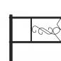 Preview: Bettgestell mit Kopf- und Fußteil Metall Schwarz 90x200 cm