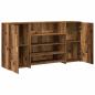 Preview: Empfangstheke Altholz-Optik 200x50x103,5 cm Holzwerkstoff