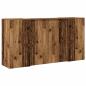 Preview: Empfangstheke Altholz-Optik 200x50x103,5 cm Holzwerkstoff