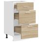 Preview: Unterschrank Sonoma-Eiche 40x46x81,5 cm Holzwerkstoff