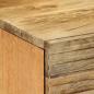 Preview: Nachttisch Braun 40x33x46 cm Massivholz Mango