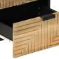 Preview: Nachttisch Braun 40x33x46 cm Massivholz Mango