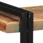 Preview: Wandregal Mehrfarbig Altholz Massivholz
