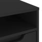 Preview: TV-Schrank VISNES Schwarz 100x40x38 cm Holzwerkstoff