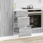 Preview: Unterschrank Grau Sonoma 40x46x81,5 cm Holzwerkstoff