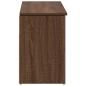 Preview: Schuhbank Braun Eichen-Optik 102x30,5x45 cm Holzwerkstoff