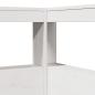 Preview: Massivholzbett mit Regal ohne Matratze Weiß 90x200 cm Kiefer
