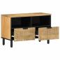 Preview: TV-Schrank Braun 70x33x46 cm Massivholz Mango
