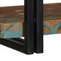 Preview: Wandregal Mehrfarbig Altholz Massivholz