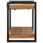Preview: Wandregal 110x33x45 cm Massivholz Akazie