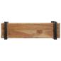 Preview: Wandregal 110x33x45 cm Massivholz Akazie