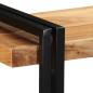 Preview: Wandregal 110x33x45 cm Massivholz Akazie
