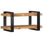 Preview: ARDEBO.de - Wandregal 70x33x35 cm Massivholz Akazie