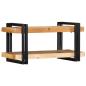 Preview: Wandregal 70x33x35 cm Massivholz Akazie