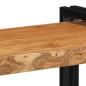 Preview: Wandregal 70x33x35 cm Massivholz Akazie