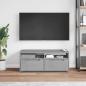 Preview: TV-Schrank VISNES Betongrau 100x40x38 cm Holzwerkstoff