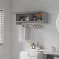 Preview: Kleiderschrank Grau Sonoma 100x32,5x35 cm Holzwerkstoff