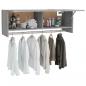 Preview: Kleiderschrank Grau Sonoma 100x32,5x35 cm Holzwerkstoff