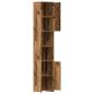 Preview: Badschrank Altholz-Optik 30x30x183,5 cm Holzwerkstoff