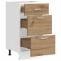 Preview: Unterschrank Artisan-Eiche 40x46x81,5 cm Holzwerkstoff