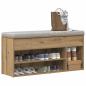 Preview: ARDEBO.de - Schuhbank Artisan-Eiche 102x30,5x45 cm Holzwerkstoff