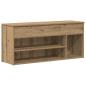 Preview: Schuhbank Artisan-Eiche 102x30,5x45 cm Holzwerkstoff