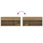 Preview: Schuhbank Artisan-Eiche 102x30,5x45 cm Holzwerkstoff