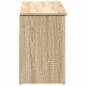 Preview: Schuhbank Sonoma-Eiche 102x30,5x45 cm Holzwerkstoff