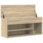 Preview: Schuhbank Sonoma-Eiche 102x30,5x45 cm Holzwerkstoff