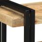 Preview: Wandregal 70x33x35 cm Raues Massivholz Mango