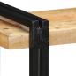 Preview: Wandregal 70x33x35 cm Raues Massivholz Mango