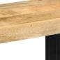 Preview: Wandregal 70x33x35 cm Raues Massivholz Mango