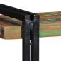 Preview: Wandregal Mehrfarbig Altholz Massivholz