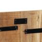 Preview: Kopfteil 120 cm Massivholz Akazie