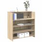 Preview: ARDEBO.de - Empfangstheke Sonoma-Eiche 100x50x103,5 cm Holzwerkstoff