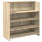 Preview: Empfangstheke Sonoma-Eiche 100x50x103,5 cm Holzwerkstoff