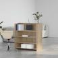 Preview: Empfangstheke Sonoma-Eiche 100x50x103,5 cm Holzwerkstoff