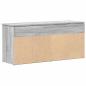 Preview: Schuhbank Grau Sonoma 102x30,5x45 cm Holzwerkstoff